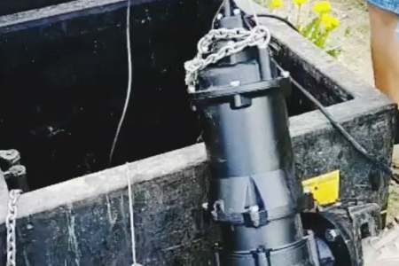 Пример использования канализационных насосов Solidpump в частном дачном секторе